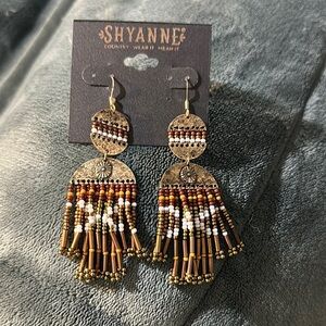 Shyanne Multicolor Beaded Dangle Earrings - NWT
